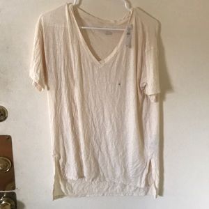 American Eagle T-shirt Cream